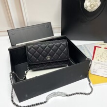 小香鱼子酱发财包woc手机包女斜挎2025新款真皮高级链条包小挎包