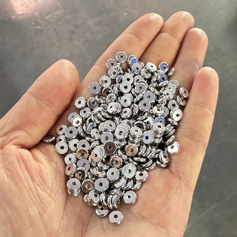 Round Bead Shape 100 PCS/Package Quantity 100 PCS/Package 304 Stainless Steel Solid Color Polished Spacer Bars