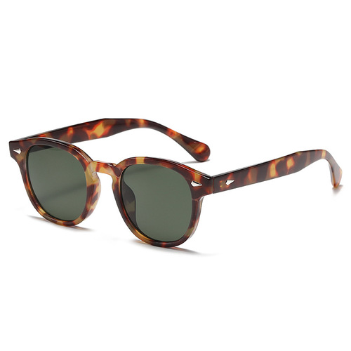 Jet 5095 retro rice nail European and American round sunglasses wearable myopia glasses INS Korean version anti-blue light glasses