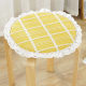 Round Sponge Cushion Four Seasons Thickened Computer Chair Cushion Office Cotton and Linen Chair Cushion Dining Table Chair Cushion Summer
