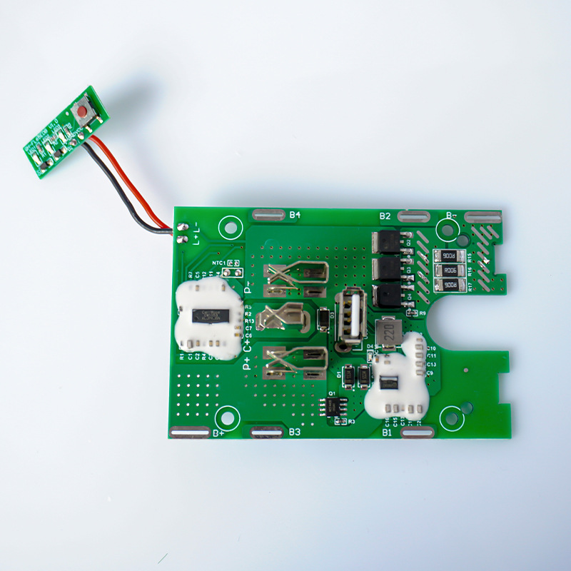 Herramienta eléctrica USB Dayi placa de protección de batería de litio taladro eléctrico llave martillo eléctrico amoladora angular tijeras eléctricas de jardín al por mayor