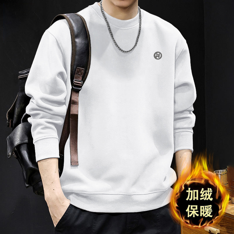América suéter de cuello redondo hombre suelto primavera y otoño nuevo peso pesado chaqueta de manga larga chaqueta de pareja de alta calidad