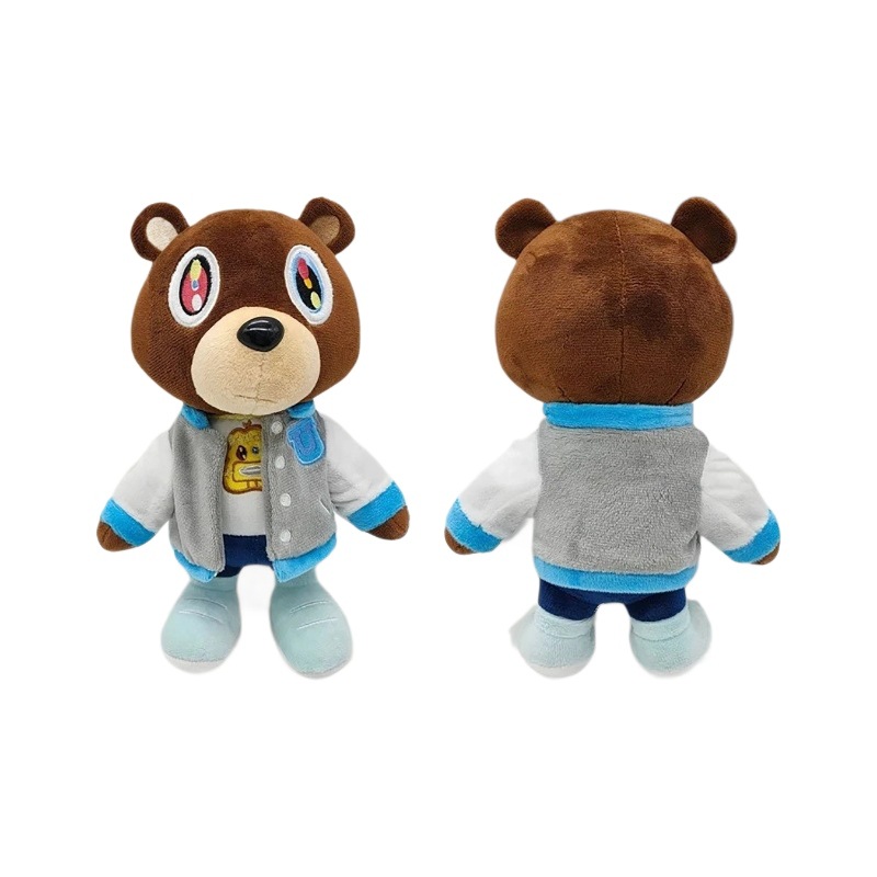 Nuevos productos transfronterizos Kanye Teddy Bear, el mismo Teddy Bear, juguetes de peluche, muñecas de regalo en stock