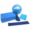 Auxiliary set for yoga from foam for gym