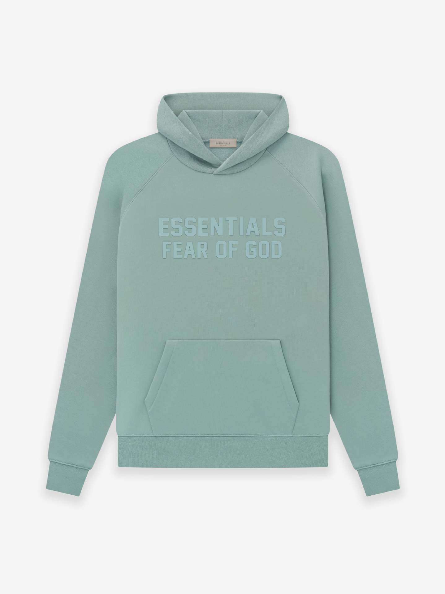 Fear of God Essentials Hoodie Logo Sea Foam