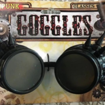 Cross-border Halloween vintage steampunk gafas colsp fiesta de baile vintage steampunk gafas gafas