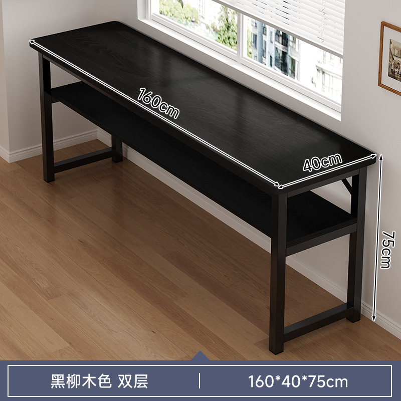 Mesa para habitación, dormitorio, escritorio de estudio, uso doméstico, mesa larga para niñas, casa de alquiler, escritorio de trabajo montado en la pared, escritorio de computadora para balcón estrecho.