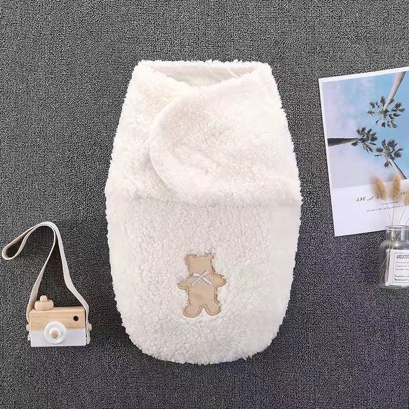Bebé abraza bolsa de dormir otoño-invierno engrosado frío y cálido recién nacido paquete de salida - mes