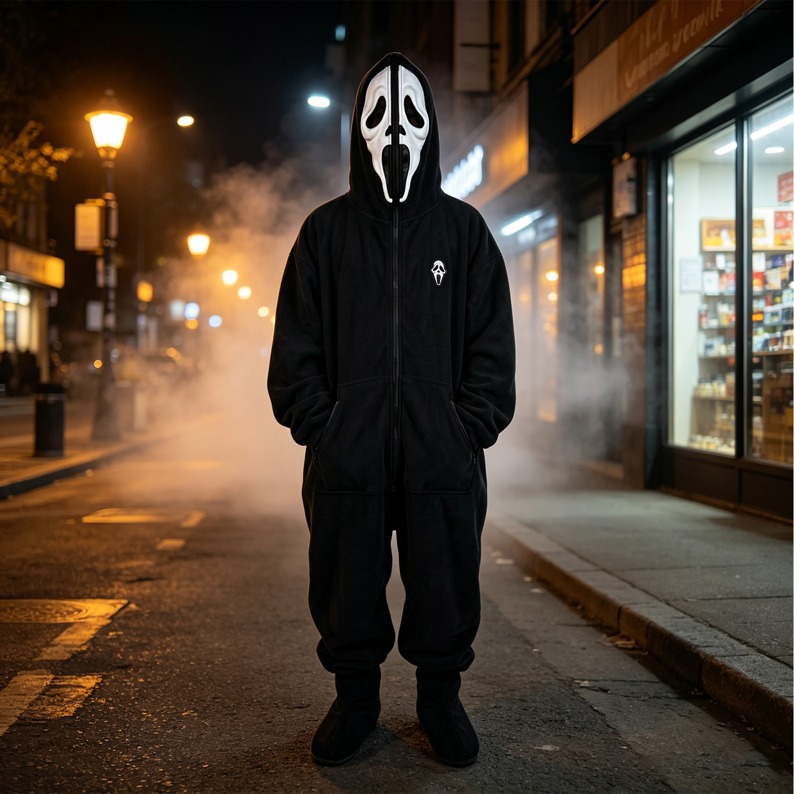 New cross-border Halloween horror cosplay one-piece pajamas