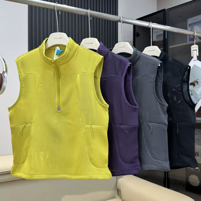Cool Grid Style Couple's Multi-Pocket Outdoor Hiking Vest / Spring/Summer Hiking Camping Lightweight Vest 11371 Cool Grid Style Couple's Multi-Pocket Outdoor Hiking Vest / Spring/Summer Hiking Camping Lightweight Vest 11371