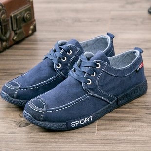 Spring new canvas shoes old Beijing cloth shoes men's shoes breathable men's casual sneaker work men's shoes wholesale