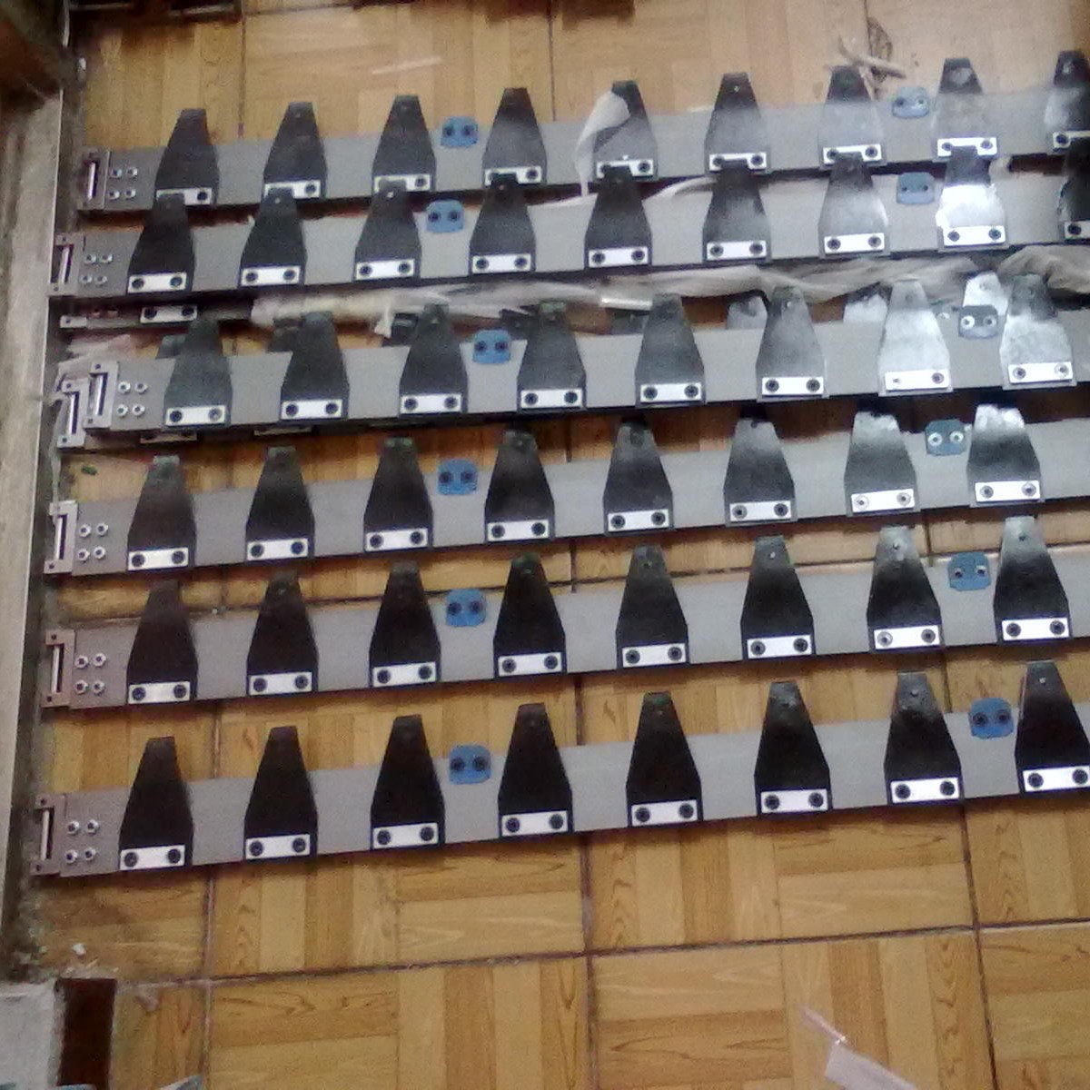 模切机牙排 清废上顶针 下顶针 钢板  板框 链