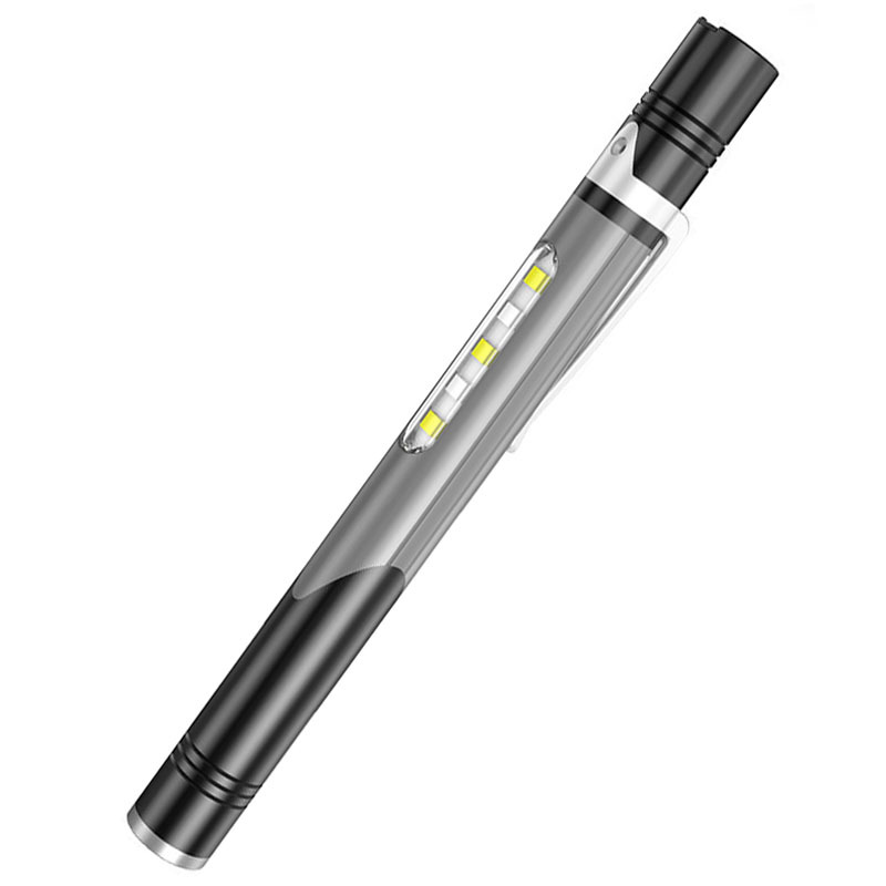 Nueva linterna médica fuente de luz doble linterna LED oído oral, nariz y garganta lámpara de examen oftálmico para médicos y enfermeras