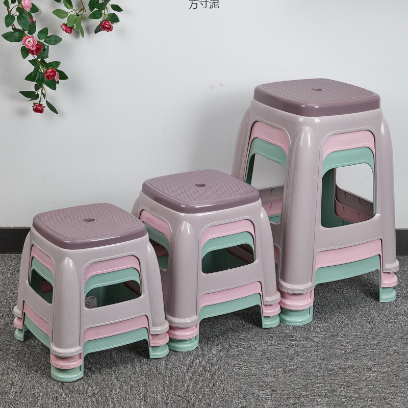 塑料小凳子加厚家用换鞋凳小方凳写字椅经济型客厅胶凳