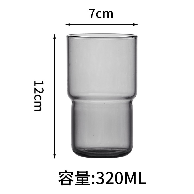 Taza de vidrio temperado a prueba de explosiones resistente a altas temperaturas, taza de agua de leche y café, taza de enjuague bucal de hotel de alta calidad, fabricación de patrones