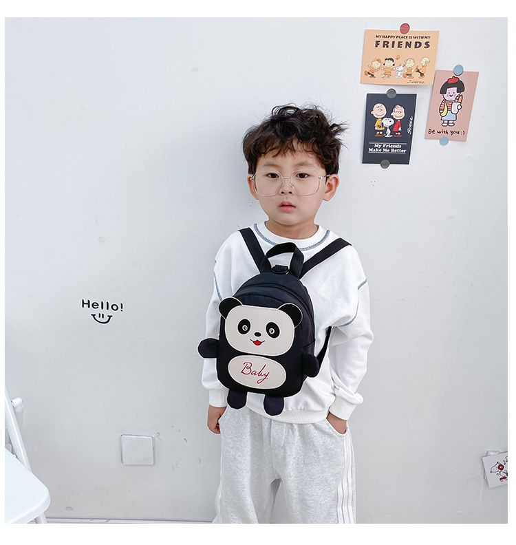 Kindergarten schoolbag for children, boys and girls, 1-3-5 years old, anti-wandering rope, cute frog, double-shoulder baby small backpack undefined