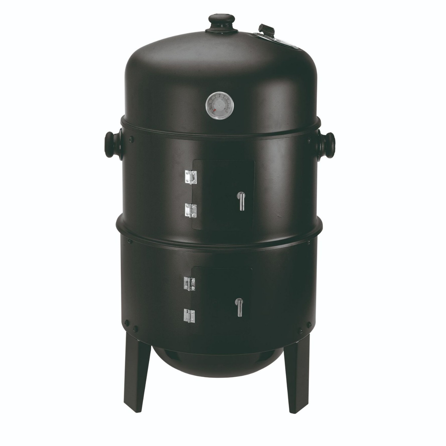 Fábrica de producción de 16 pulgadas horno de humo horno de barbacoa Fumar barbacoa de tres capas horno de humo Parrilla de barbacoa al aire libre