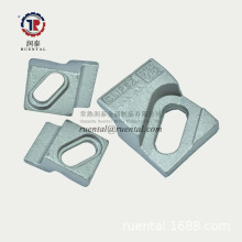 物流仓储推垛机压板总成 柔性轨道压板组合 船坞轨道固定件加工