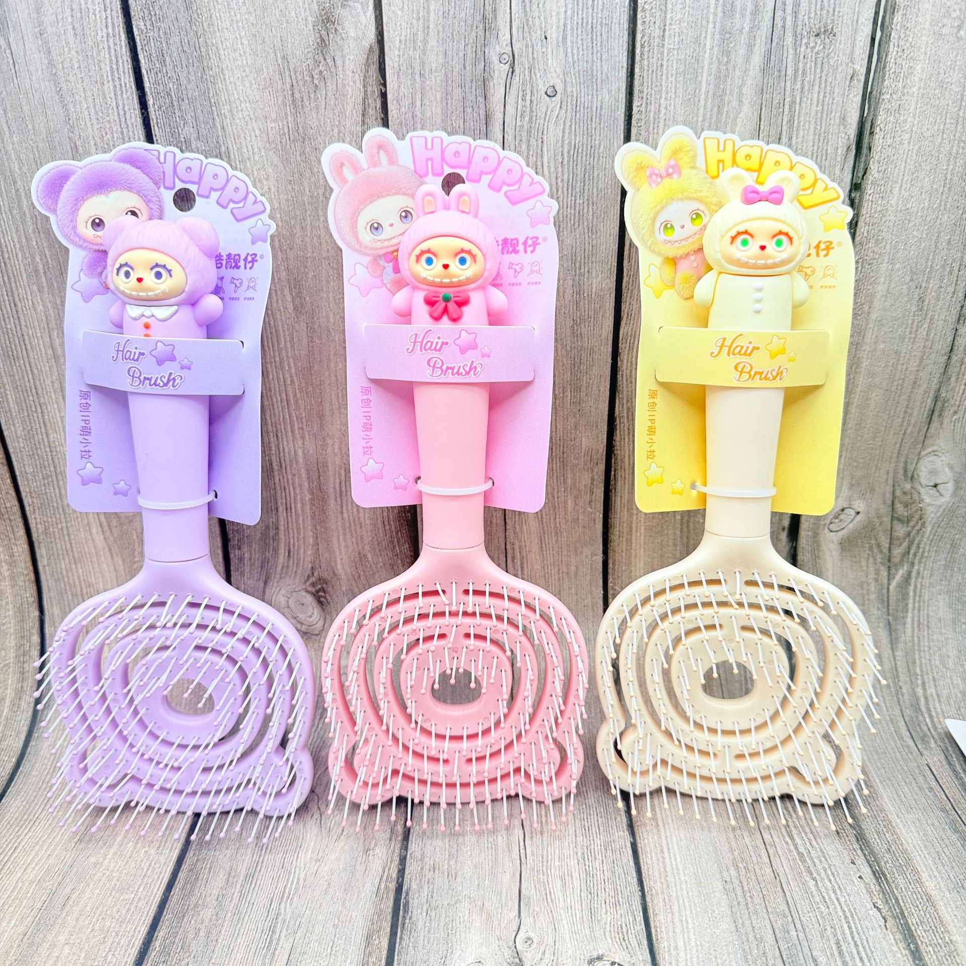 Peine masaje cuero cabelludo cojín aire profesional