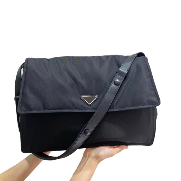 Nylon one-shoulder bag