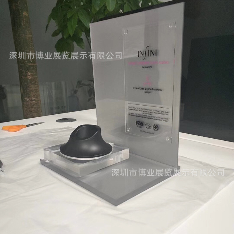 厂家生产化妆品展示架 美妆彩妆护肤品亚克力陈列架 口红粉底展架