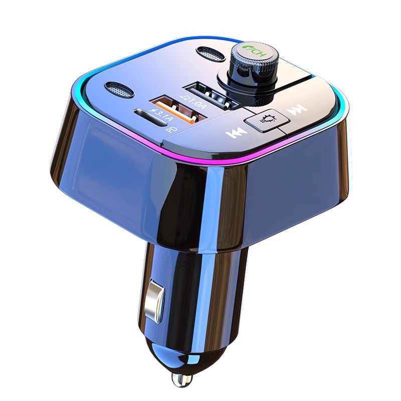 車の Bluetooth 充電器レシーバーロスレス音質 mp3 音楽プレーヤー車の変換シガーライター急速充電|undefined