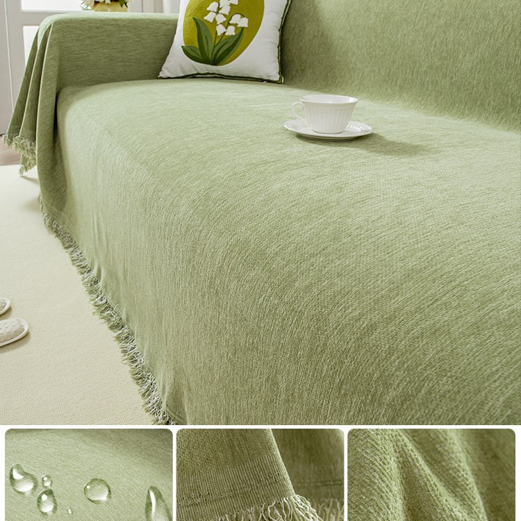 2023 nueva espiga sofá toalla cubierta de tela sofá cojín cuatro estaciones universal de alto grado cubierta completa doble cubierta manta