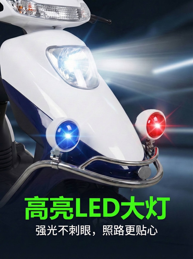 72v Electric Two-wheeled Patrol Car 2-wheeled Security Patrol Electric Motorcycle (72v Ruijie Extension)