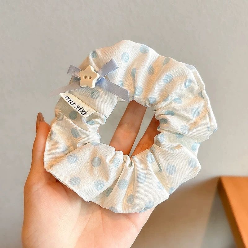 Primavera y verano coreanos, anillo de cabello de intestino grueso, nuevo tipo de cabello de cabello de cola de caballo, flor de bosque, cabello de sensación superior, adornos de cabello para mujeres