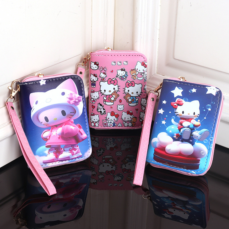 Cross-border foreign trade hello kitty Cat cartoon cute cartoon children girl student card holder coin purse