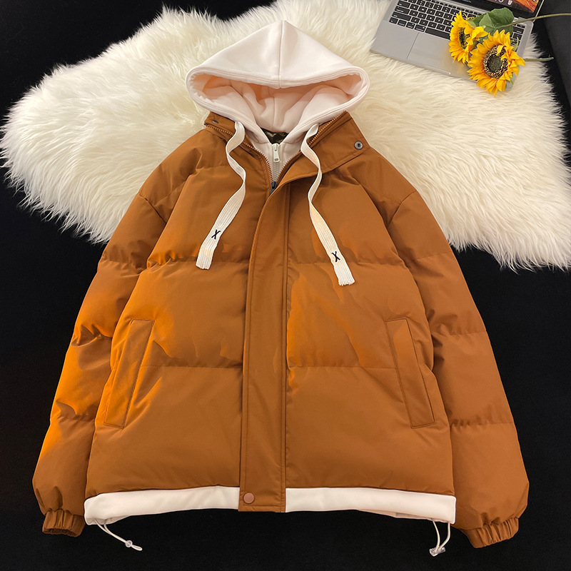 Black gold graphite thin self heating for men's winter mountain sports couple wearing with thick fleece and f_voghion.com