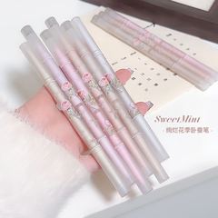 Sweetmint燦爛花季双頭臥蚕筆ハイライト二合一防水防汗ハレーションしにくい