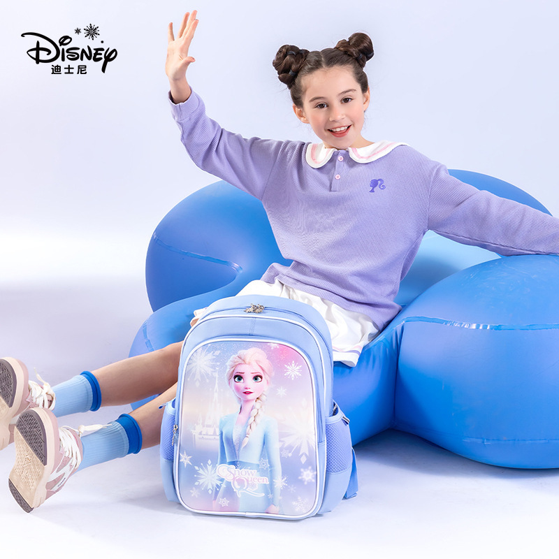 Disney Kidsren's Schoolbag Large Capacity 1-3 Grade Primary School Students' Spine-Protecting and Burden-Reducing Backpack Cartoon Backpack New Style Disney Kidsren's Schoolbag Large Capacity 1-3 Grade Primary School Students' Spine-Protecting and Burden-Reducing Backpack Cartoon Backpack New Style
