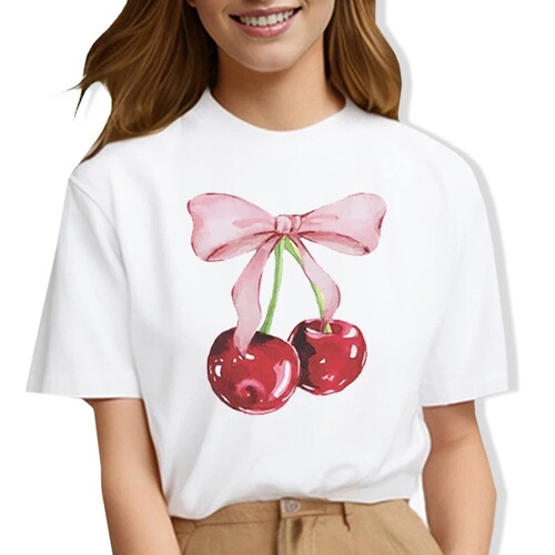 Women's Summer New Round Neck Casual Short Sleeve T-Shirt Top Trendy Fashion Plus Size Base Shirt for Cross-Border Shopping