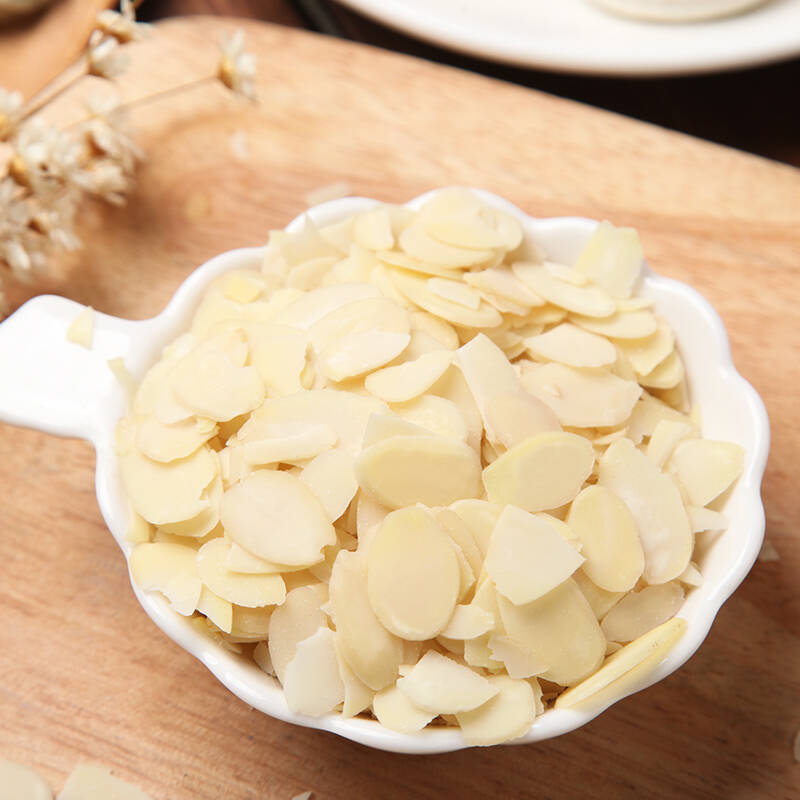 Almond slices Flat peach Almond bulk Full container baking decorate Glutinous rice raw material 11.34kg Box