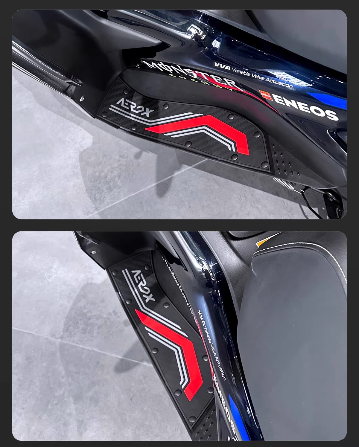 Suitable for Yamaha Nvx155 Aerox Foot Pads, Motorcycle-Specific Foot Pads, Anti-Slip Pedal Pads, Modified Accessories