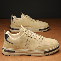 2024 New Wear resistant Labor Protection Shoes for Men's Versatile Anti slip Sports Casual Board Shoes, Work Clothes, Mountaineering Shoes