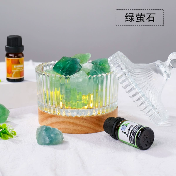Natural ore, lamp holder, oil, 200g, diameter 10mm, 10cm