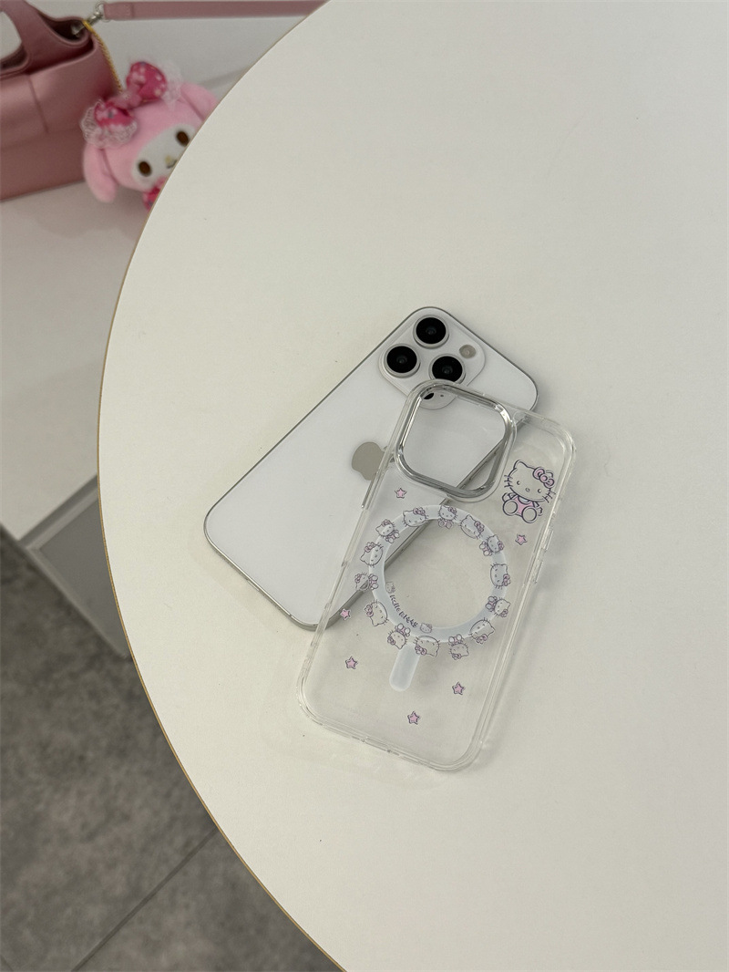 Sensación de alto nivel simple y transparente Adecuado para Apple 15ProMax Nueva funda para teléfono móvil 16Pro 14/13 Mujer 16PM Nuevo