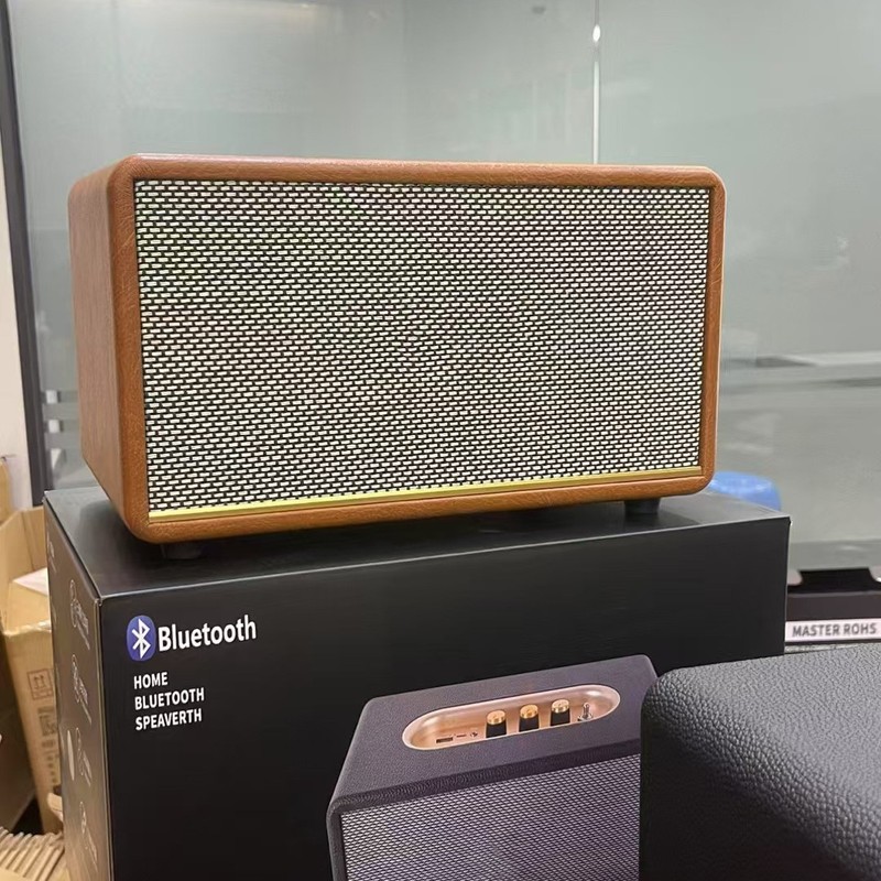クロスボーダー爆金m 18 bluetoothスピーカー大型馬acton 3レトロ皮革高颜値デスクトップ重サブウーファ音響|undefined