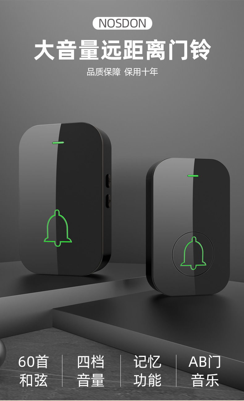 A78黑白色门铃详情页_01