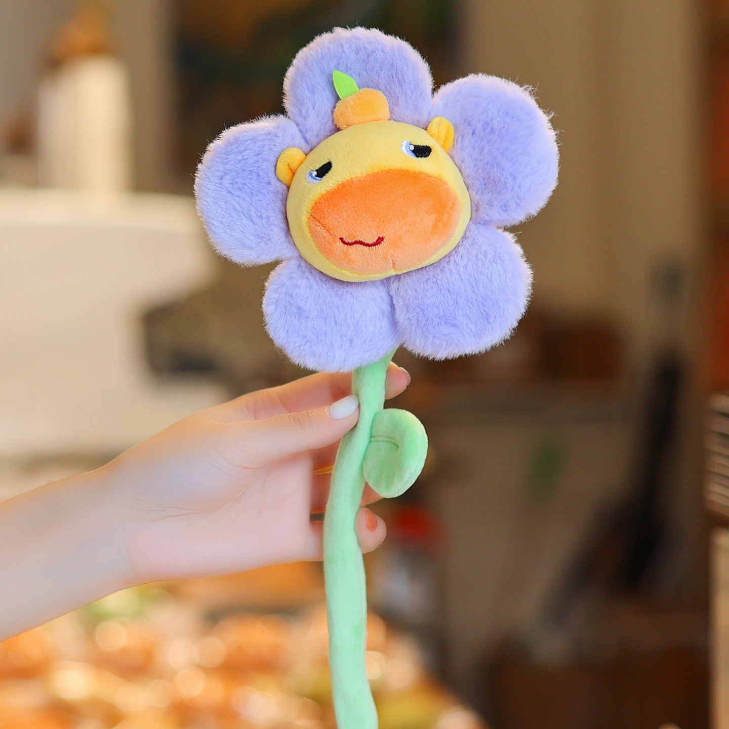 Lulu bouquet 33cm-purple