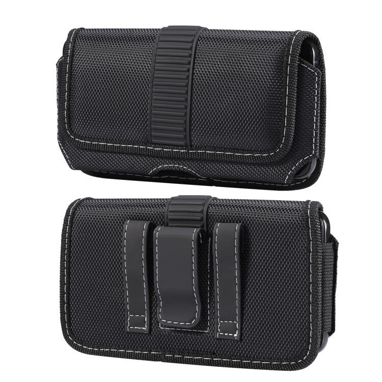 Suitable for Iphone17 16 15 14 13Pro Max Xr S24 S25 Oxford Rubber Strip Horizontal Waist Bag Suitable for Iphone17 16 15 14 13Pro Max Xr S24 S25 Oxford Rubber Strip Horizontal Waist Bag