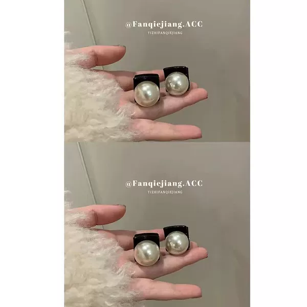 French pearl square clip [4 pieces]