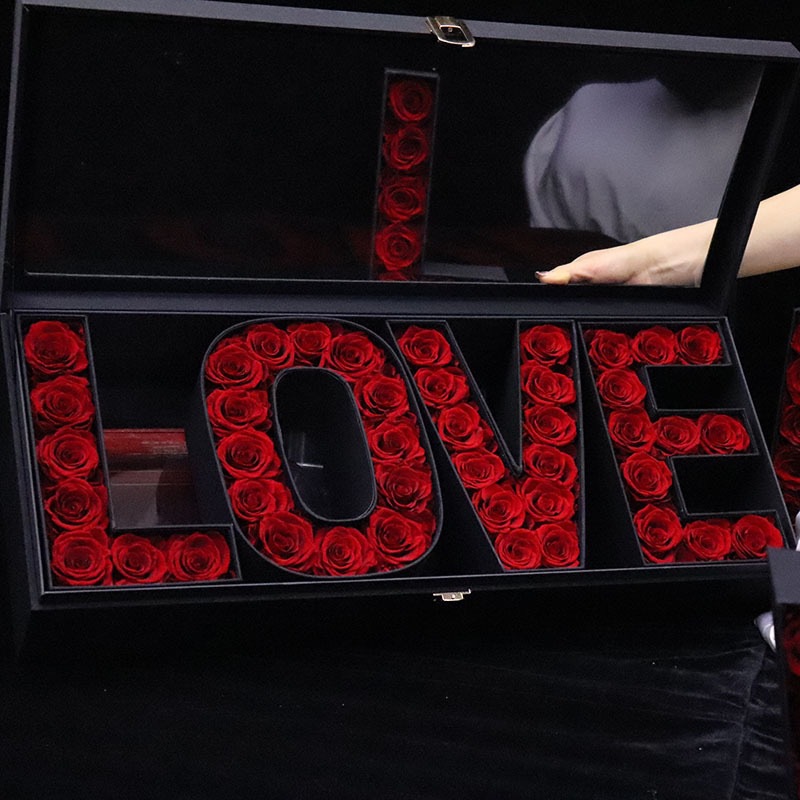검정색 Love 빈 상자; 66*27*12