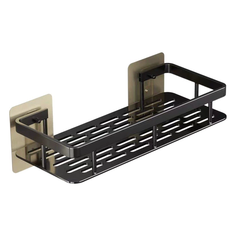 Алюминиевая полка без перфорации Стеллаж для хранения унитаза Стеллаж для хранения ванной комнаты Настенная угловая полка для унитаза