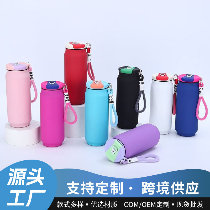 高品質マカロンコーラ缶 304 ステンレス鋼真空断熱カップポータブル缶ポータブルカップ卸売|undefined