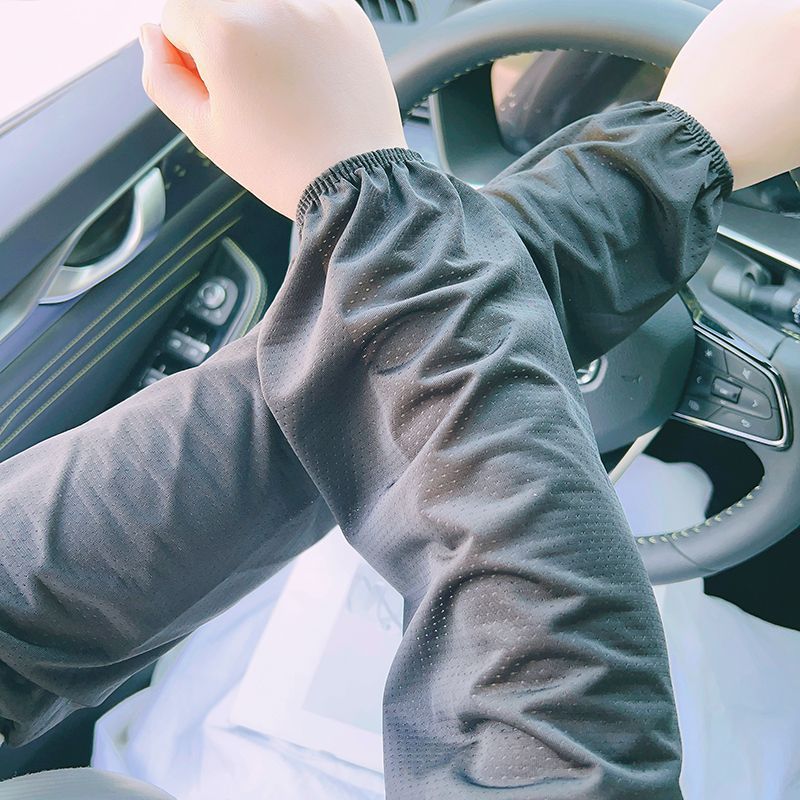 Mangas de trabajo sueltas, mangas rectas, mangas de hielo, mangas de mano largas y delgadas de verano, mangas de protección solar para tareas domésticas image 3