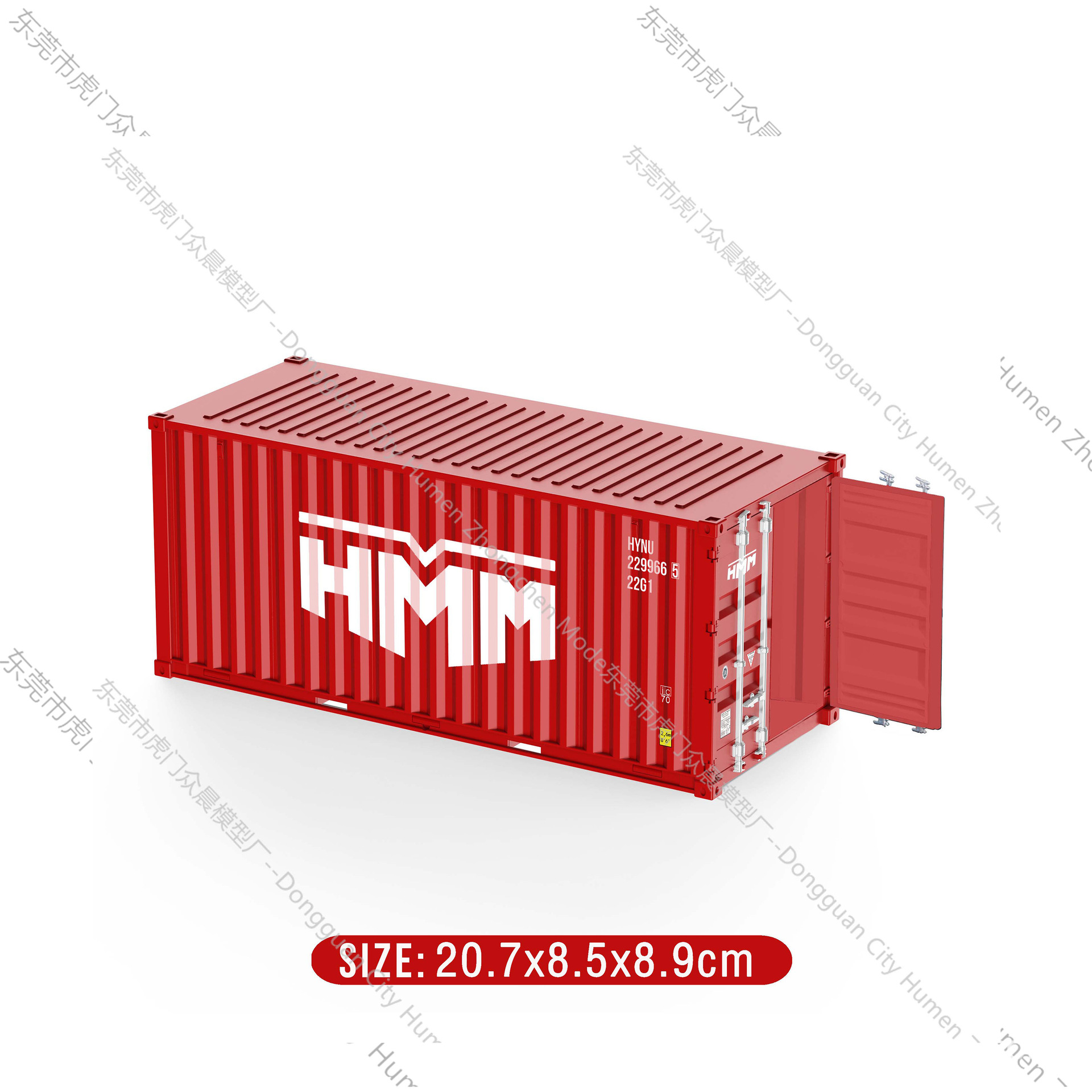 Modelo de contenedor mediterráneo Pequeños adornos industria logística Regalo de acompañante de negocios Soporte de impresión de logotipo gráfico