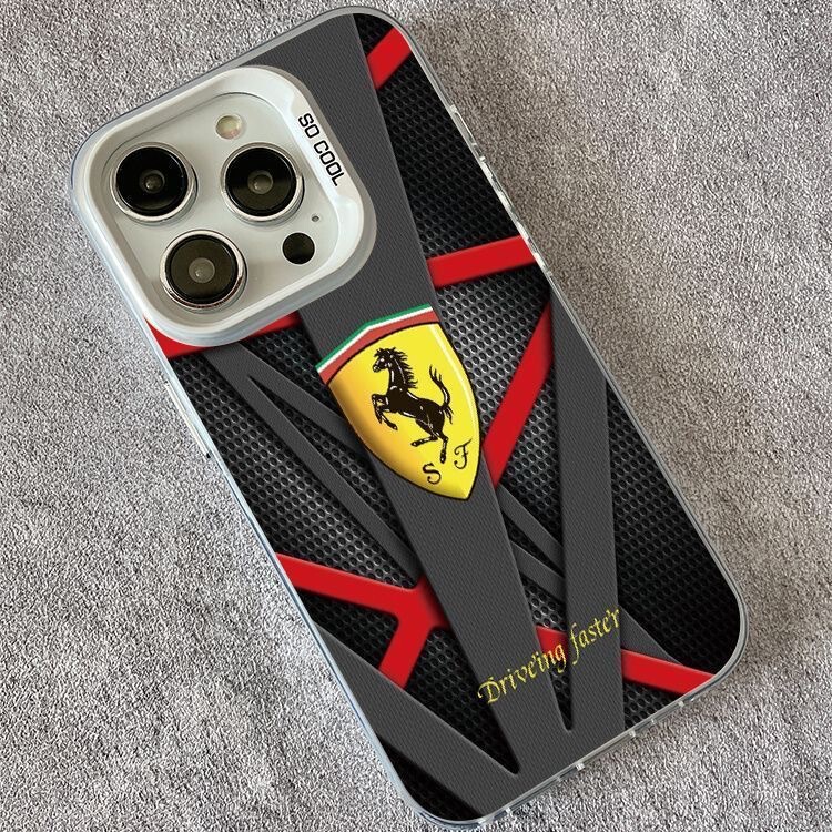 Ferrari Logo Is Suitable for Iphone16Pro Phone Case, Apple 17Promax14 Cool and Creative 13 15Pro